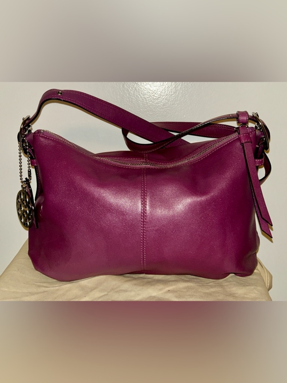 Coach Madison Convertible Leather Shoulder Bag . Dust Bag Included - Picture 2 of 10